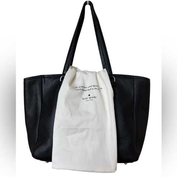 Kate Spade Black Jackson Street Leather Tote Bag - Picture 10 of 10
